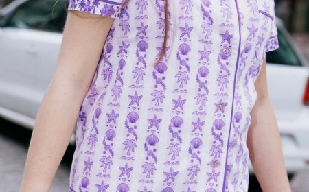 Pink Palm Puff Pajamas That Everyone Is Wearing