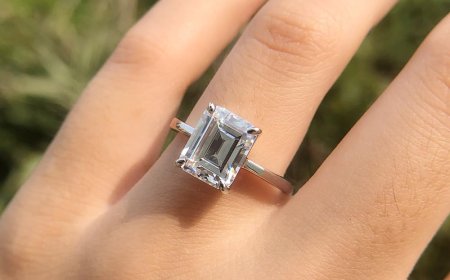 Design inspiration for emerald cut diamond rings