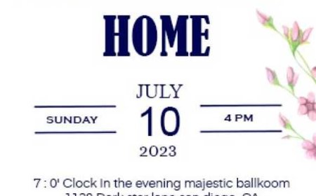 Modern House Warming Invitation Card in English