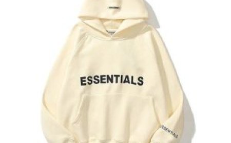 Fear of God Essentials Hoodie – Logo Front Detail
