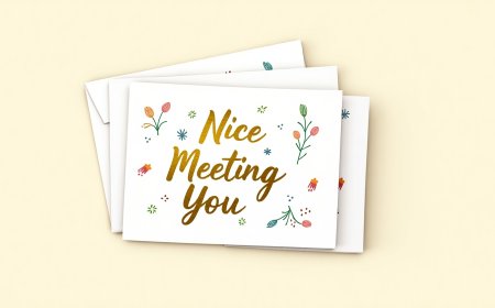 Creating Deeper Workplace Connections with Nice Meeting You Cards and Meeting e Greetings from Sendwishonline.com
