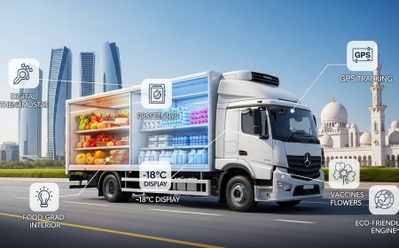 Refrigerated Truck Rental in Abu Dhabi – Reliable Cold Transport for Food & Pharma
