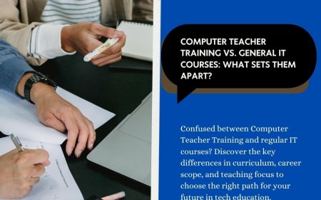 Computer Teacher Training vs. General IT Courses: What’s the Difference?