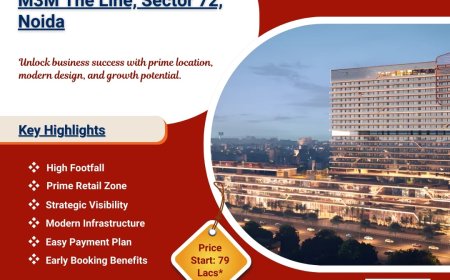 M3M The Line, The Future of High-Street Retail in Sector 72, Noida
