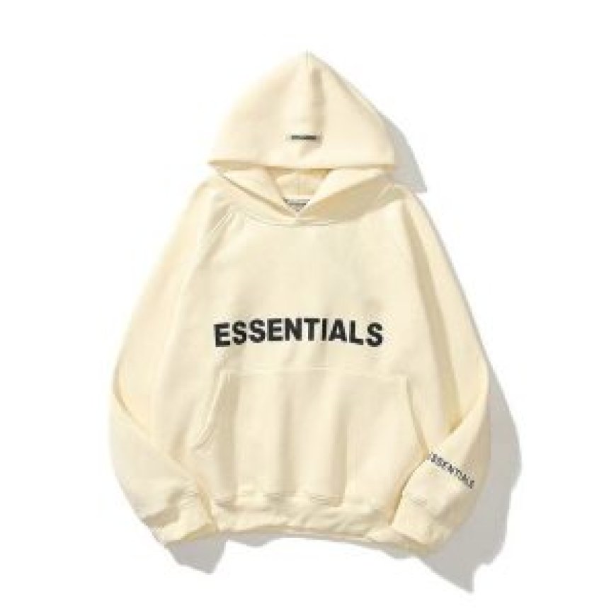 Fear of God Essentials Hoodie – Logo Front Detail