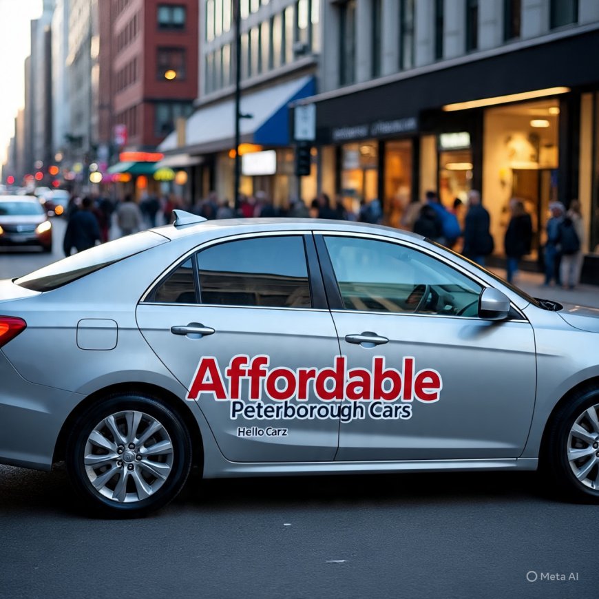 Affordable Peterborough Cars Taxis with Hello Carz: Book Now