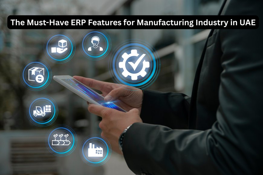 The Must-Have ERP Features for Manufacturing Industry in UAE