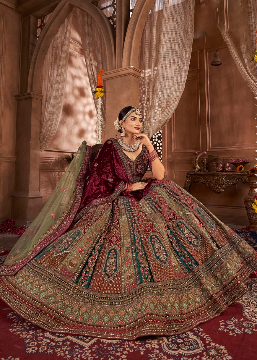 Why Choose a Red Colour Bridal Lehenga for Your Day?