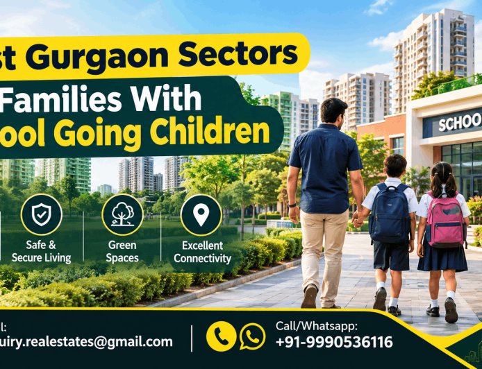 Best Gurgaon Sectors for Families With School Going Children